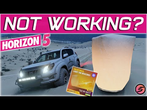 How to do SMASH 50 Lanterns Forza Horizon 5 Collectibles (Super 7s bugged)