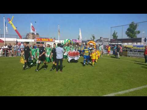 Finale koetshuiscup bij Valken'68 begint.