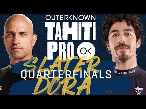 Kelly Slater vs Yago Dora | Outerknown Tahiti Pro - Quarterfinals Full Heat Replay