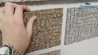 Metrážový koberec SPARTA 5621 šíře 4m šedá