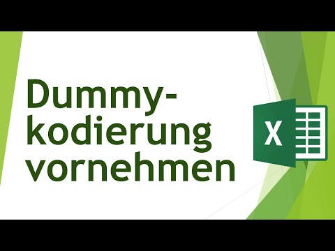 Dummy-Variablen in Excel erstellen - Daten analysieren in Excel (68)