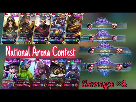 BTR Kenn Yi Sun Shin Savage ×4 !! Vs Singapore National Arena Contest