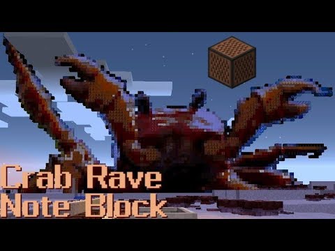 Crab Rave - Noisestorm - with All Minecraft Note Block Instruments