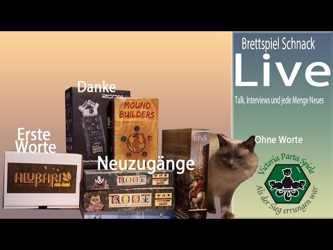 Brettspiel Schnack: Neuzugang Alubari A Nice Cup of Tea / Root dt. / Mound Builders / Danke an.....