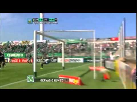 Sarmiento 3 (Nuñez,Cuevas, Scatolaro)  -  Atl. Tucuman 2 (Diaz, Rodriguez) - Relatos: Ivan Falcon