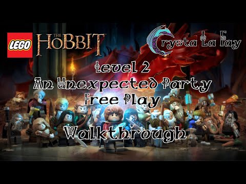 LEGO The Hobbit Level 2 An Unexpected Party Free Play Walkthrough