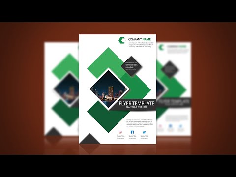 Easy Flyer Design Tutorial Creative A4 Flyer Design Photoshop CC Tutorial Vertex Graphic