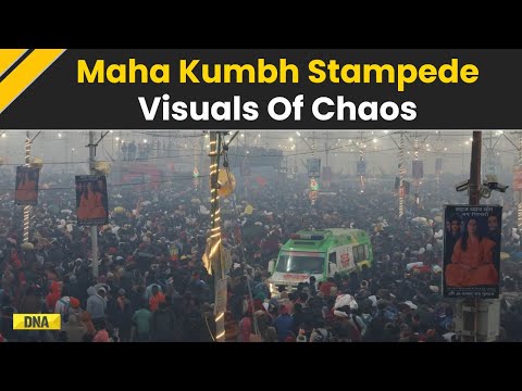 Mahakumbh Stampede: Visuals Of Stampede Like Chaos At 3 Ghats, Many Feared Dead In Prayagraj | Yogi