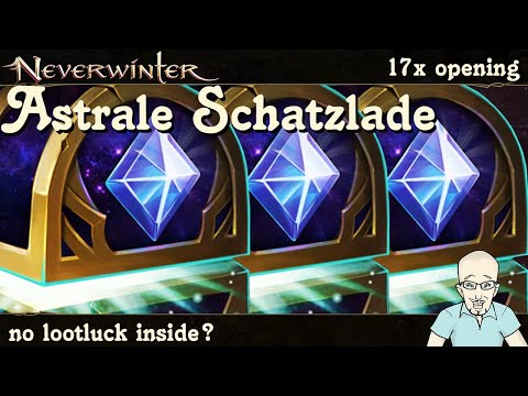 NEVERWINTER: 17x Astrale Schatzlade öffnen - Showcase Opening - Playstation Loot deutsch