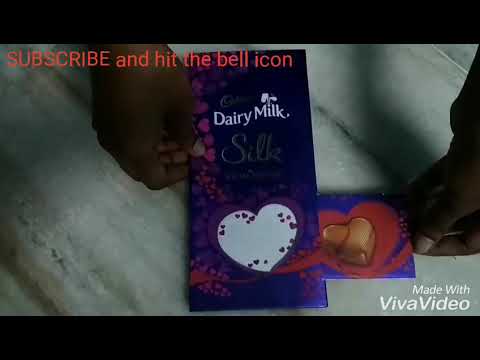 Cadbury dairy milk silk special edition pack with pop heart ♥ out(big pack)