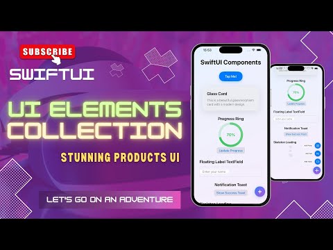 🚀 SwiftUI Component Library: Modern UI Elements Collection