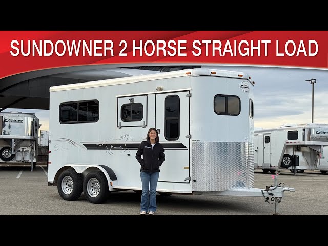 Preview image of Sundowner 2 Horse Straight Load Bumper Pull youtube video