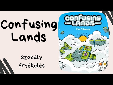 Pontozd le a zűrzavart: Confusing Lands társasjáték játékbemutató és szabályismertető - Társasozz Okosan!