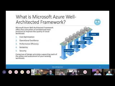May 2021 Meetup - Microsoft Azure Well Architected Framework