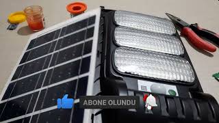 OTOMATİK AÇILIP KAPAN SOLAR GÜNEŞ ENERJİLİ SOKAK LAMBASI YAPIMI