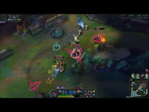 Reworked Akali outplay (Korean language PBE)