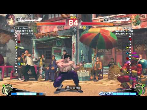 Ryukichikun (Fei Long) vs BuriBRIO (Dhalsim) - AE2012 Ranked Match *720p HD*