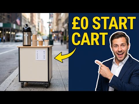 Start a Low-Cost Coffee Cart Business in the UK | Easy Side Hustle - low-cost business idea
