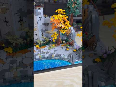 LEGO CASTLE MOC COMPLETED! #lego #legomoc #legocastle #afol #legolotr