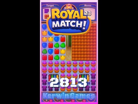 Royal Match Level 2813 - No Boosters Gameplay