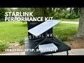 Testing Starlink S New 1 Gig Performance Dish Unboxing Setup Speeds