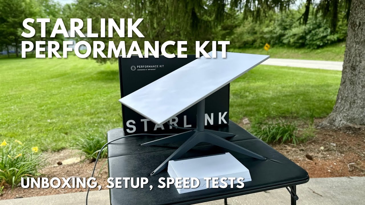 Testing Starlink's New 1 Gig Performance Dish | Unboxing, Setup, Speeds