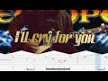 How to play | I'll cry for you-Europe(guitar solo with Tab lesson)