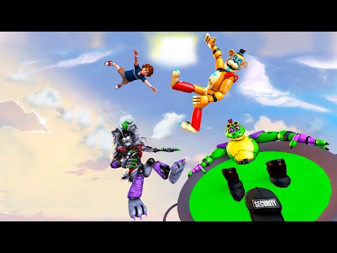 FNAF Security Breach: Epic Jumps & Ragdoll - GMOD ep.39