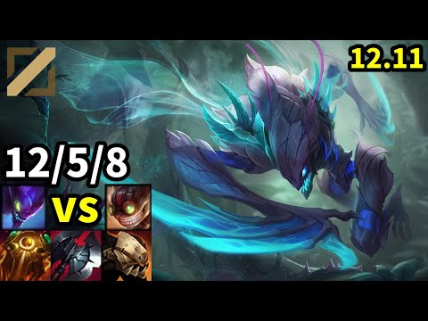 Kha'Zix Mid vs Ziggs - EUW Master | Patch 12.11