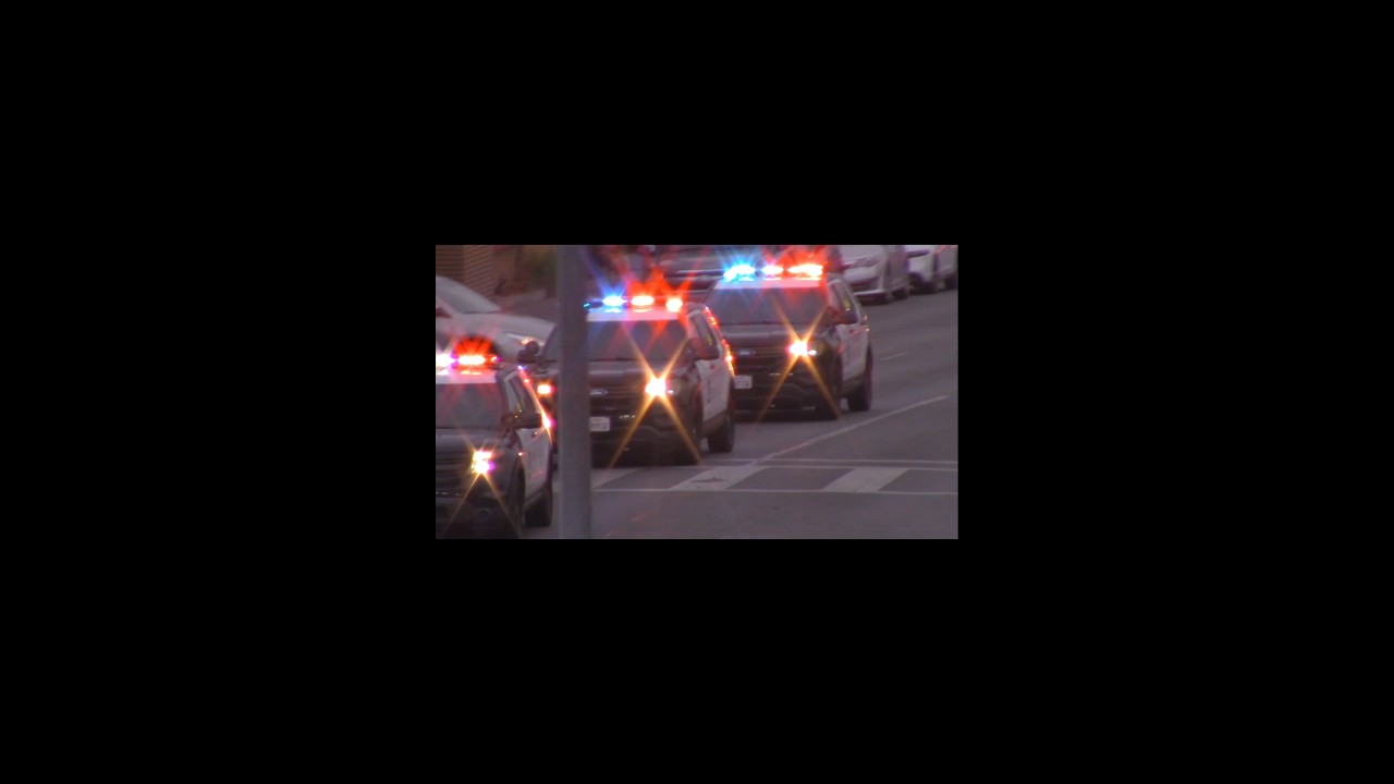 LAPD UNITS RESPONDING CODE 3