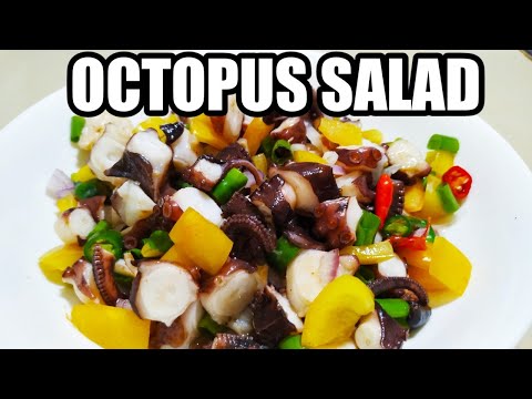 HOW TO MAKE OCTOPUS SALAD | TASTY OCTOPUS SALAD RECIPE