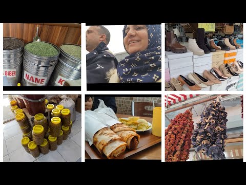 HALKTAN KURU YEMİŞ ALIŞVERİŞİ❤️AKTARDAN NELER ALDIM❤️ YEMEĞİ DIŞARDA YEDİK♥️
