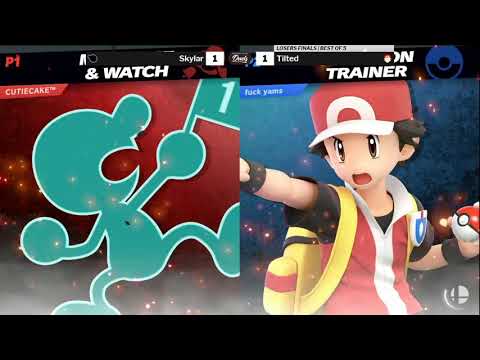 DDD 52 SSBU Losers Finals - Skylar (Mr. Game and Watch) vs Tilted (Pokemon Trainer)
