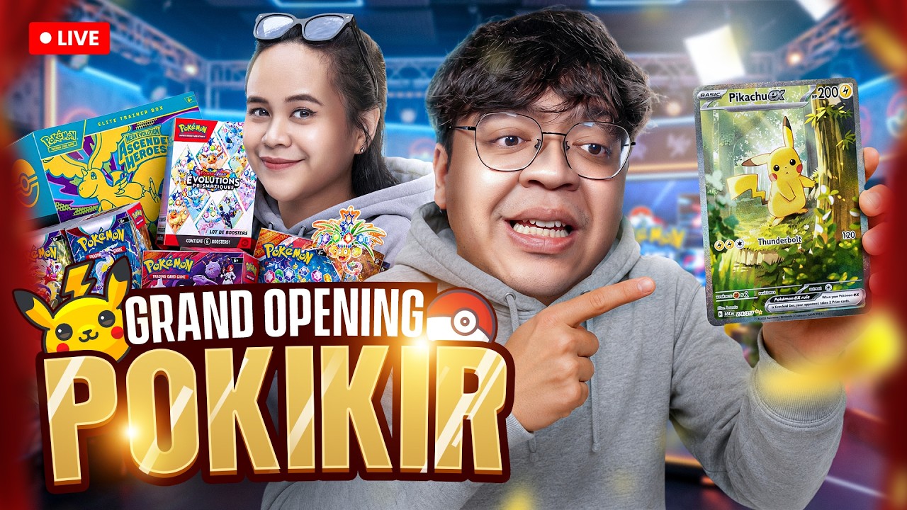 GRAND OPENING POKIKIRTCG !! MARI BREWEK KARTU CHASE KALIAN DISINI !! ADA GIVEAWAY OPENING JUGA