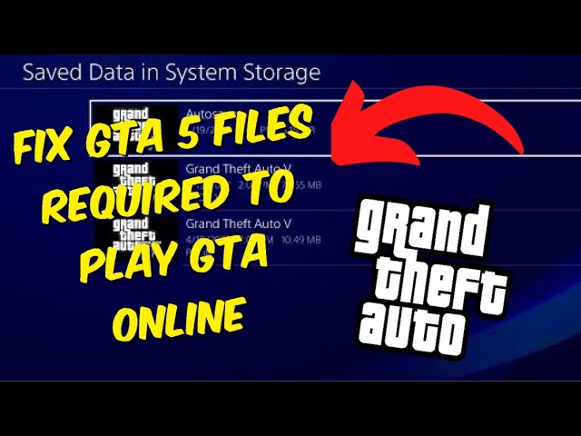 Files Required To Play Gta Online Could Not Be Downloaded "Files required to play GTA Online could not be downloaded" error
