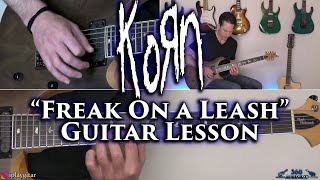 Korn - Freak On a Leash Guitar Lesson