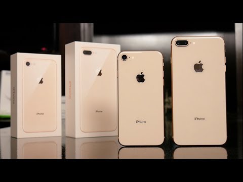 iPhone 8/8 Plus New Gold Unboxing, Setup and First Impressions!