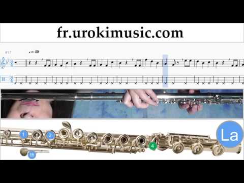 Cours de Flute Happy - Birthday Tuto Partitions Partie#2 um-b829