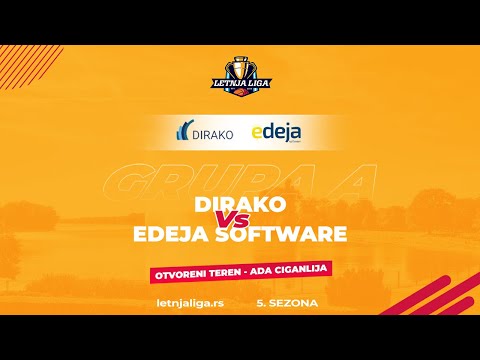 09.08.2023 Letnja liga 3.kolo Grupa A 21:20 DIRAKO - EDEJA SOFTWARE