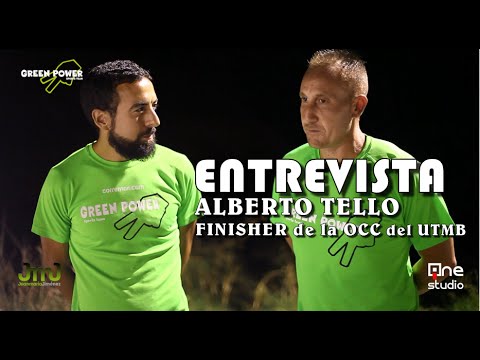 Entrevista por Juan Maria Jimenez a  Alberto Tello por  la OCC del UTMB – Ultra Trail del Mont Blanc