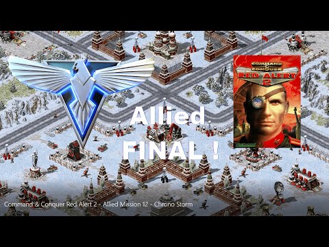 C&C: Red Alert 2 - Allied Mission 12: Chrono Storm - Hard Difficulty - 4K