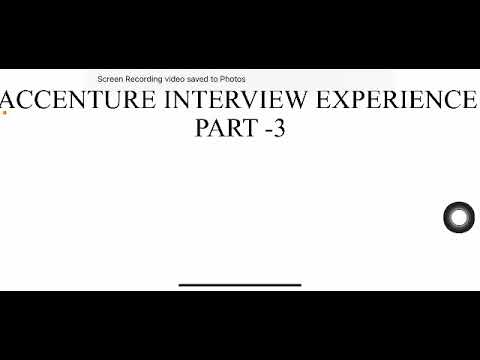 ACCENTURE INTERVIEW EXPERIENCE 2021 TR AND HR QUESTIONS PROJECT RELATED QUESTIONS