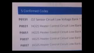 2008 BMW E90 N52 CODE P0131 P0031 P0051 P0037 P0057 Repair