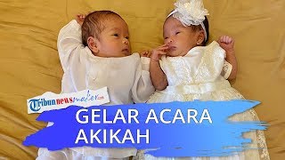 Syahnaz Sadiqah & Jeje Undang Anak Yatim Piatu, Intip Suasana Akikah si Kembar Zayn dan Zunaira