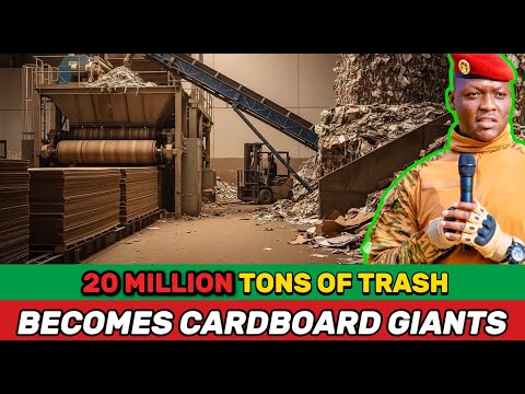 20 Million Tons of Paper Waste Into Giant Cardboard Sheets — Burkina Faso’s Bold Economic Pivot