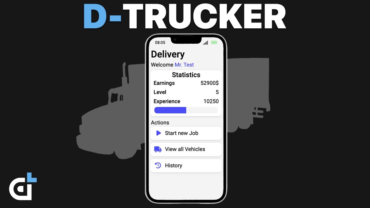 [PAID] [ESX] Level Based Truckerjob | D-Phone Addon thumbnail 2