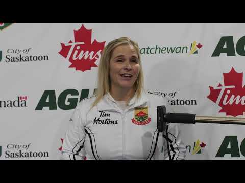 Media Scrum - Women’s Semi-Finals - 2021 Tim Hortons Curling Trials