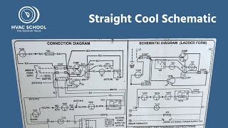 Straight Cool Air Conditioning Schematic (Carrier)