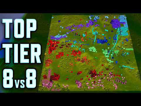 Grandmaster Level Beyond All Reason - 8v8 (EPIC RTS)