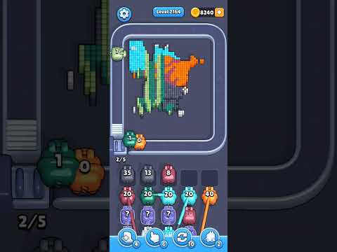 Pixel Flow Level 2164 Walkthrough